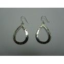 Orecchini in Argento 925 Goccia 37x25 mm 