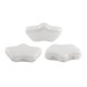 Delos® par Puca® 6x11 mm Opaque White Ceramic Look - 10 g