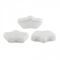 Delos® par Puca® 6x11 mm Opaque White Ceramic Look - 10 g