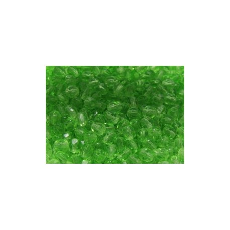 Mezzo Cristallo 4 mm Light Olive/Celery - 50 Pz