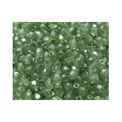 Mezzo Cristallo 4 mm Crystal Mint Luster - 50 Pz
