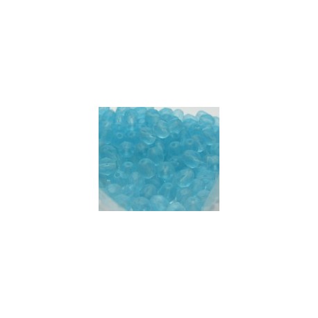 Mezzo Cristallo 6 mm Light Aquamarine Matted - 25 Pz