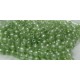Perle Tonde in Vetro di Boemia 3 mm Crystal Mint Luster - 50 Pz