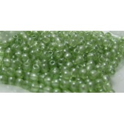Perle Tonde in Vetro di Boemia 3 mm Crystal Mint Luster - 50 Pz