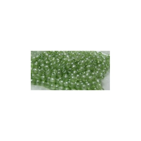 Perle Tonde in Vetro di Boemia 3 mm Crystal Mint Luster - 50 Pz