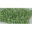 Perle Tonde in Vetro di Boemia 3 mm Crystal Mint Luster - 50 Pz