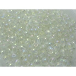 Perle Tonde in Vetro di Boemia 4 mm Crystal Rainbow 00030/21405 - 50 Pz