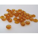 Perline PIggy 4x8 mm Transparent Dark Topaz - 30 pz