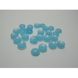 Perline PIggy 4x8 mm Milky Aquamarine - 30 pz