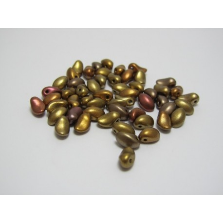 Tulip Petals 4x6 mm Metallic Mix - 40 pz