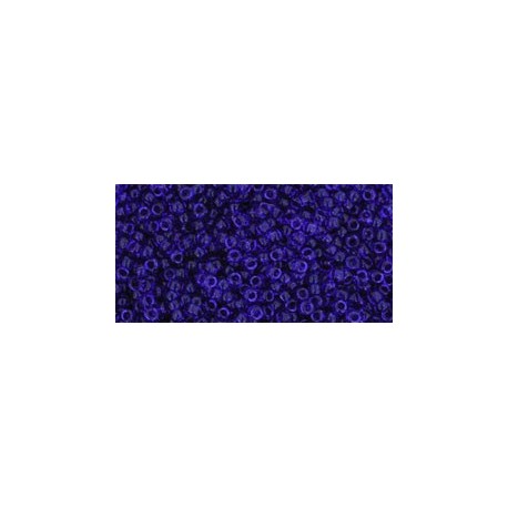 Rocailles Toho 15/0 Transparent Cobalt