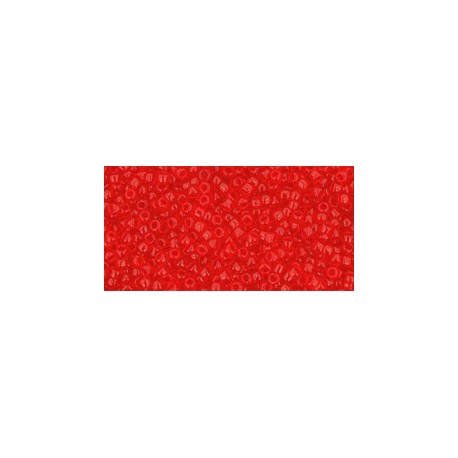Rocailles Toho 15/0 Transparent Siam Ruby