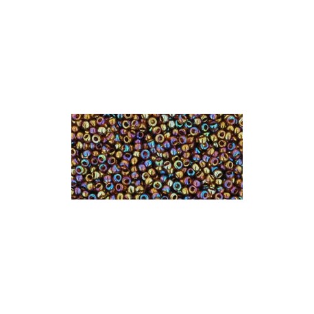 Rocailles Toho 15/0 Trans-Rainbow Smoky Topaz