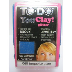 To-Do YouClay 060 Turquoise Glam (Glitter) 56 g