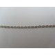 Catena Ovale Color Platino 3x2 mm - Spezzone da circa 48-50 cm