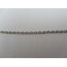 Catena Ovale Color Platino 3x2 mm - Spezzone da circa 48-50 cm