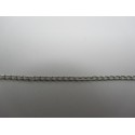 Catena Ovale Color Platino 1,5x3 mm - Spezzone da circa 48-50 cm