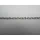 Catena Ovale Color Platino 2,5x3,5 mm - Spezzone da circa 48-50 cm