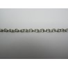 Catena Ovale Color Platino 2,5x3,5 mm - Spezzone da circa 48-50 cm