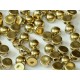 Cabochon Doppio Foro 6 mm Crystal Amber Full - 10 pz