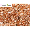 Perline Button Bead 4 mm Crystal Capri Gold - 20 Pz