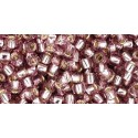 Rocailles Toho 8/0 Silver-Lined Light Amethyst