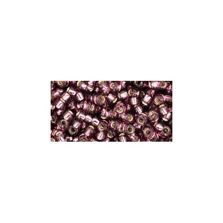 Rocailles Toho 8/0 Silver-Lined Medium Amethyst