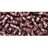Rocailles Toho 8/0 Silver-Lined Medium Amethyst