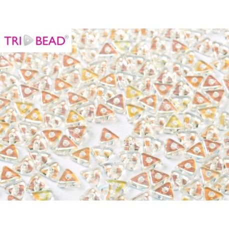 Perline Tri-Bead 4 mm Crystal AB - 5 g