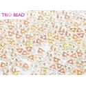 Perline Tri-Bead 4 mm Crystal AB - 5 g