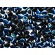 Pinch Beads 5x3 mm Jet AB - 10 g