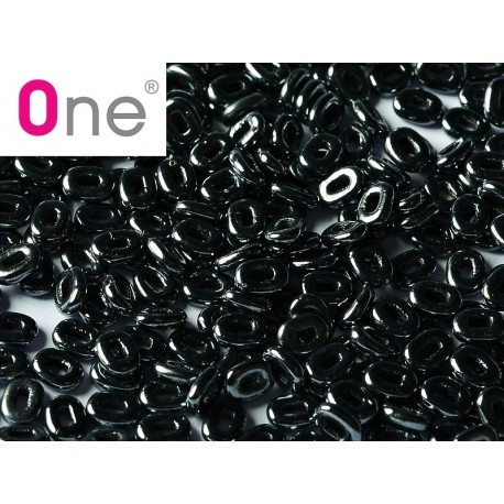  One® Bead 1,5 x 5 mm Jet Hematite - 5 g