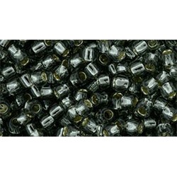 Rocailles Toho 8/0 Silver-Lined Black Diamond