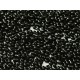 Peanut Beads (Farfalle) 2x4 mm Jet - 10 g