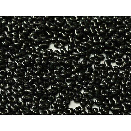Farfalle 2x4 mm Jet - 10 g