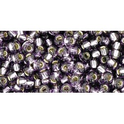Rocailles Toho 8/0 Silver-Lined Tanzanite
