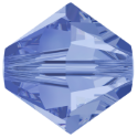 Bicono Swarovski 5328 4 mm Light Sapphire - 40 pz