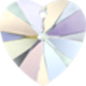 Cuore Swarovski 6228 10,3x10 mm Crystal AB - 1 pz