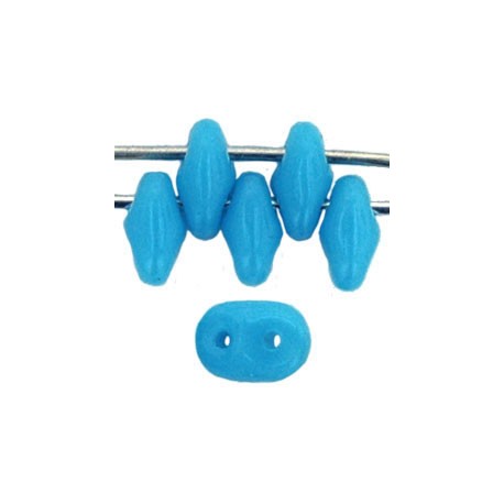 Superduo 2,5x5 mm Blue Turquoise - 10 g