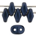 Superduo 2,5x5 mm Metallic Suede Dark Blue - 10 g