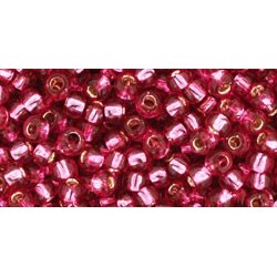 Rocailles Toho 8/0 Silver-Lined Mauve