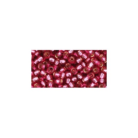 Rocailles Toho 8/0 Silver-Lined Mauve