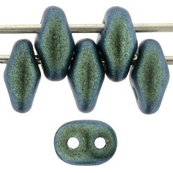 Superduo 2,5x5 mm Polychrome Aqua Teal - 10 g