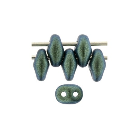 Superduo 2,5x5 mm Polychrome Aqua Teal - 10 g