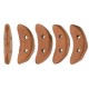 Perline Crescent 3x10 mm Matte Metallic Dark Copper - 5 g