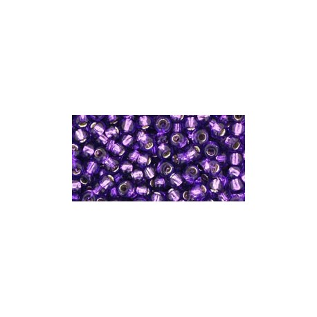 Rocailles Toho 8/0 Silver-Lined Purple