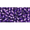 Rocailles Toho 8/0 Silver-Lined Purple