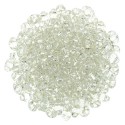 Miniduo 2 x 4 mm Silver Lined Crystal- 5 g