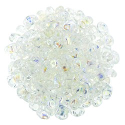 Miniduo 2 x 4 mm Crystal AB - 5 g