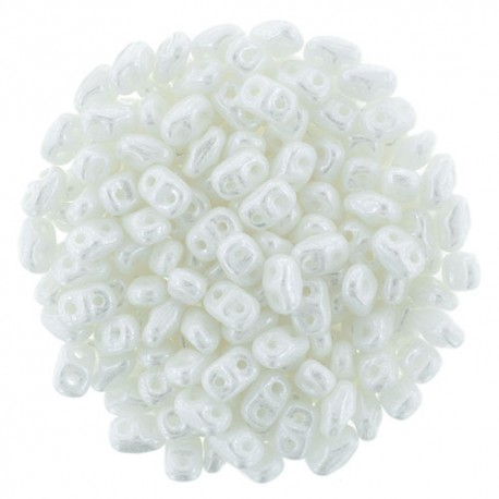 Miniduo 2 x 4 mm Luster White - 5 g Miniduo 2 x 4 mm Luster White - 5 g